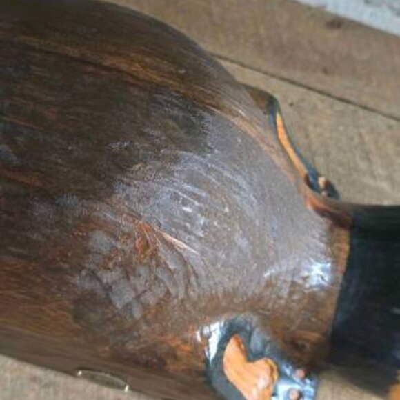 Big Sky Carvers Jeff Fleming Pine Wood Carved Ricky Raccoon Sculpture Bearfoots - Picture 6 of 12